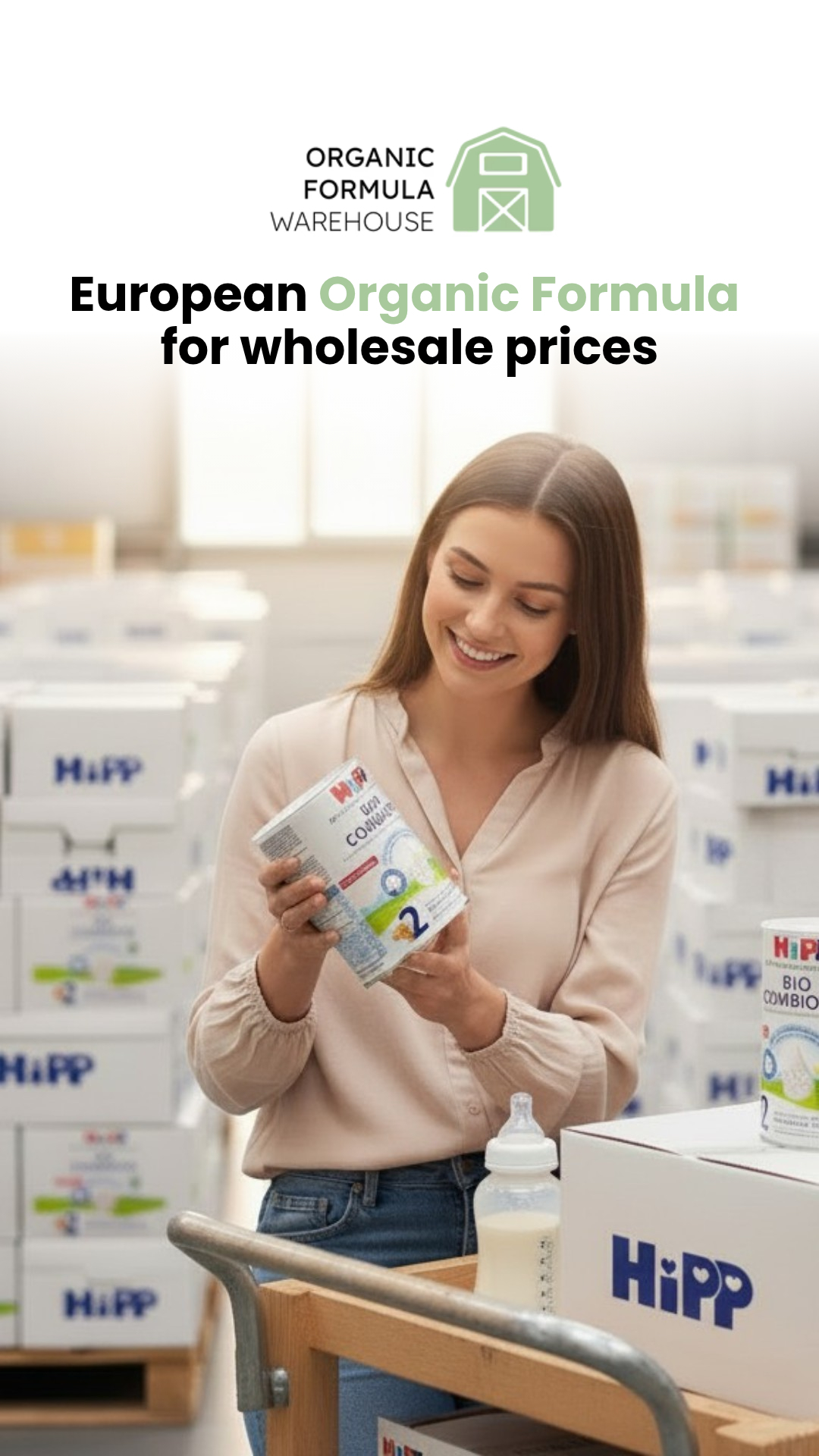Organic Formula Warehouse Facebook ad