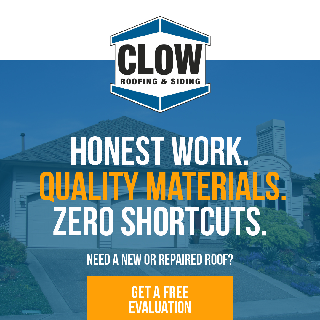 Clow Roofing & Siding Facebook ad: Get A Free Evaluation