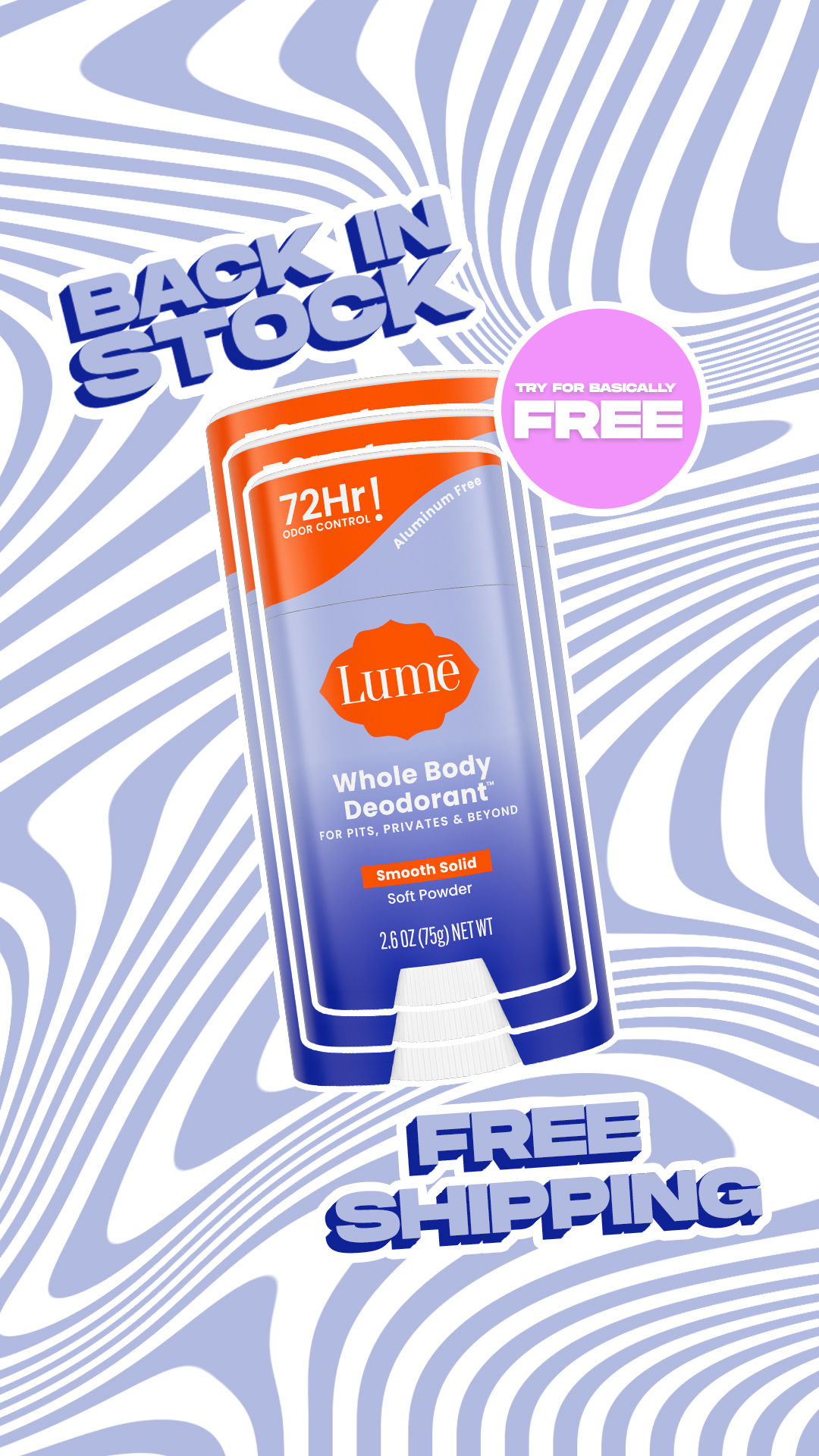 Lume Deodorant Facebook ad