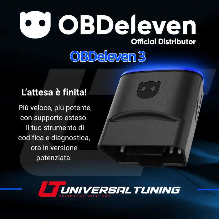 Universal Tuning Facebook ad: 𝗢𝗕𝗗𝗲𝗹𝗲𝘃𝗲𝗻 𝟯 𝗲̀ 𝗳𝗶𝗻𝗮𝗹𝗺𝗲𝗻𝘁𝗲…