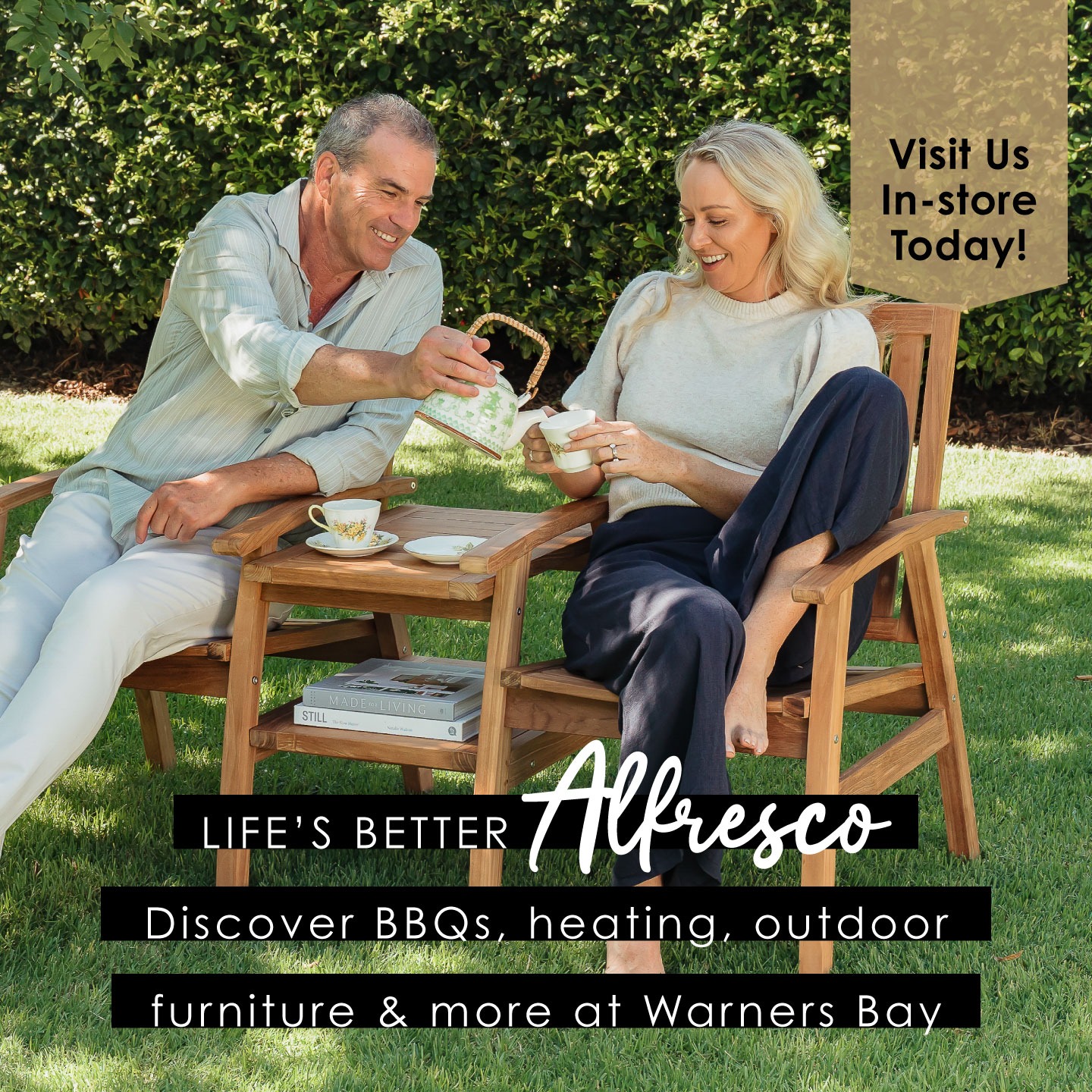 Alfresco Outdoors & Heating  Facebook ad