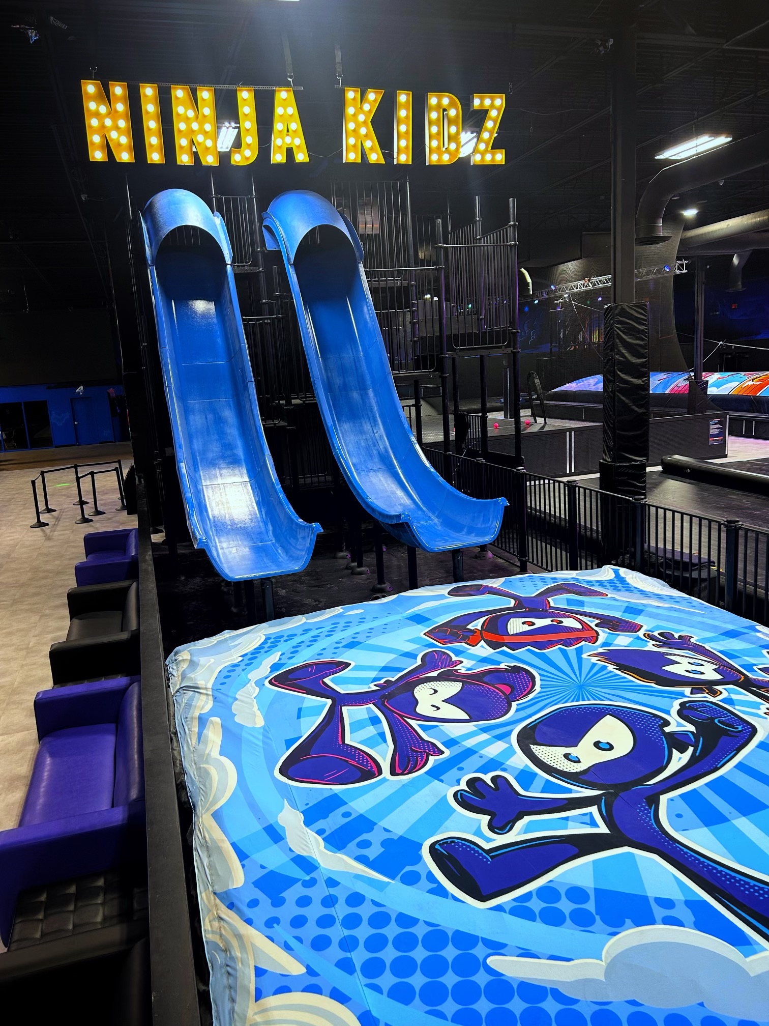 Ninja Kidz Trampoline Park Facebook ad: We promise the BEST BIRTHDAY PARTY IN SLC.