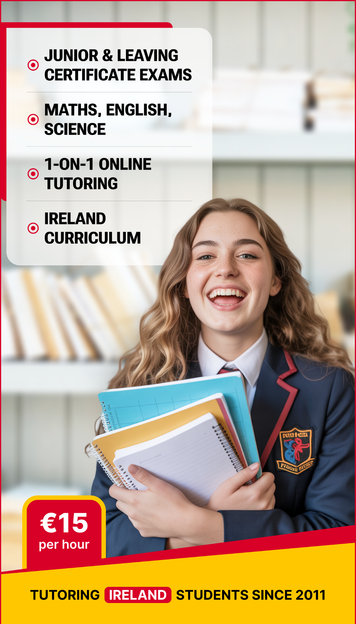 Jaya's Academy Facebook ad