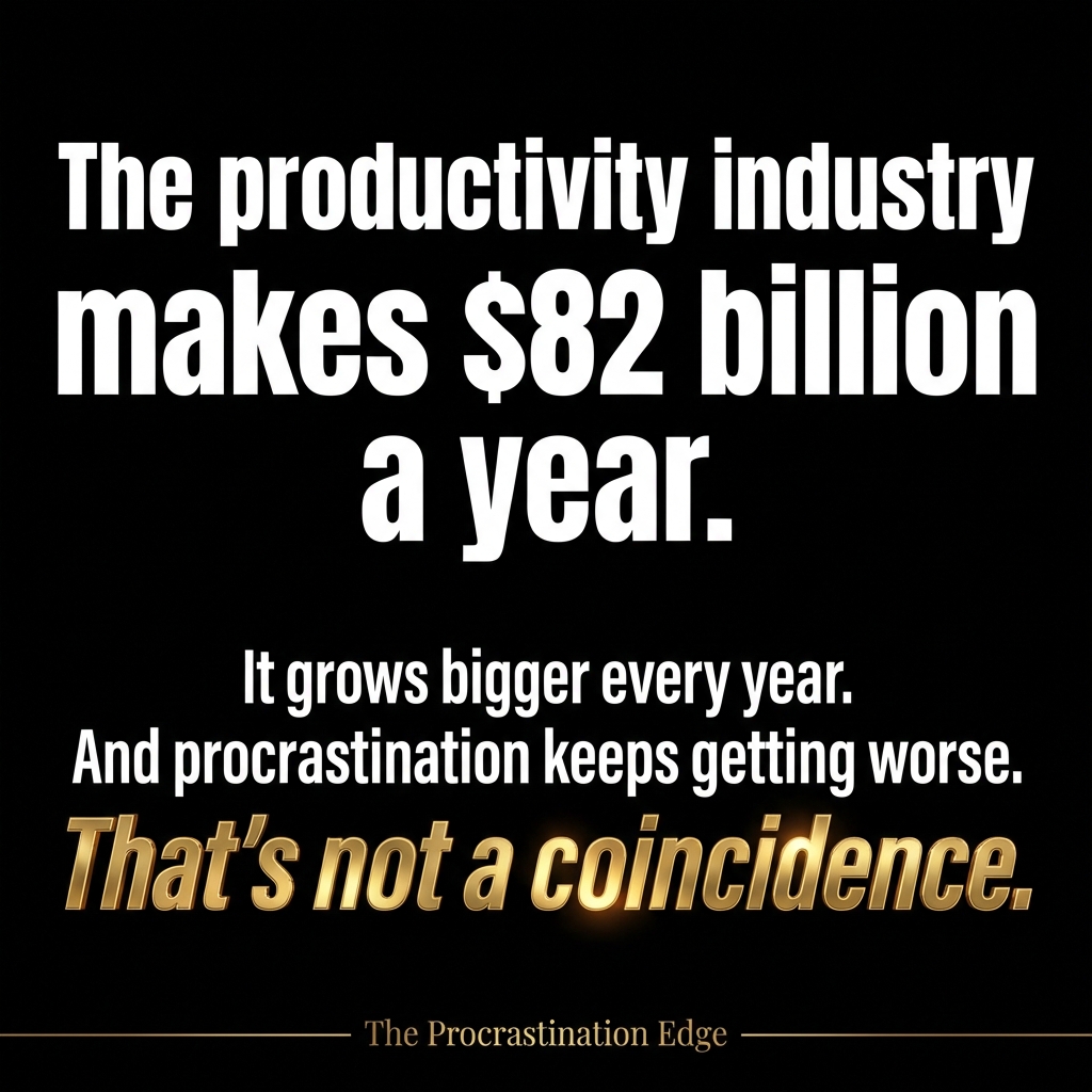 The Procrastination Edge Facebook ad: Not A Coincidence