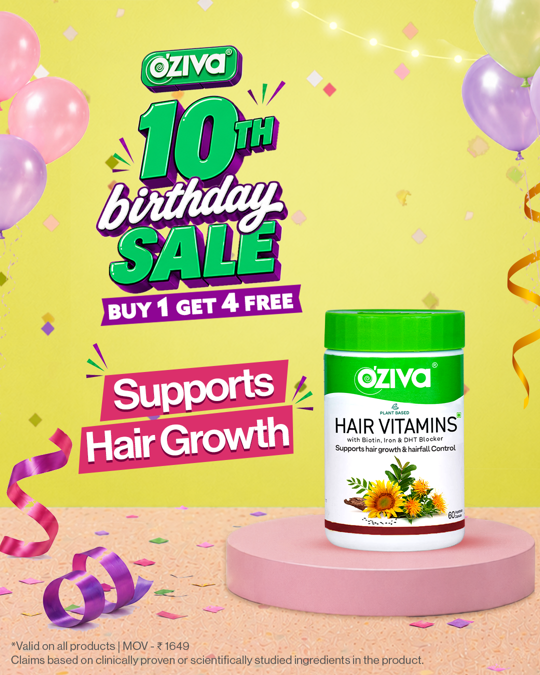 OZiva Facebook ad