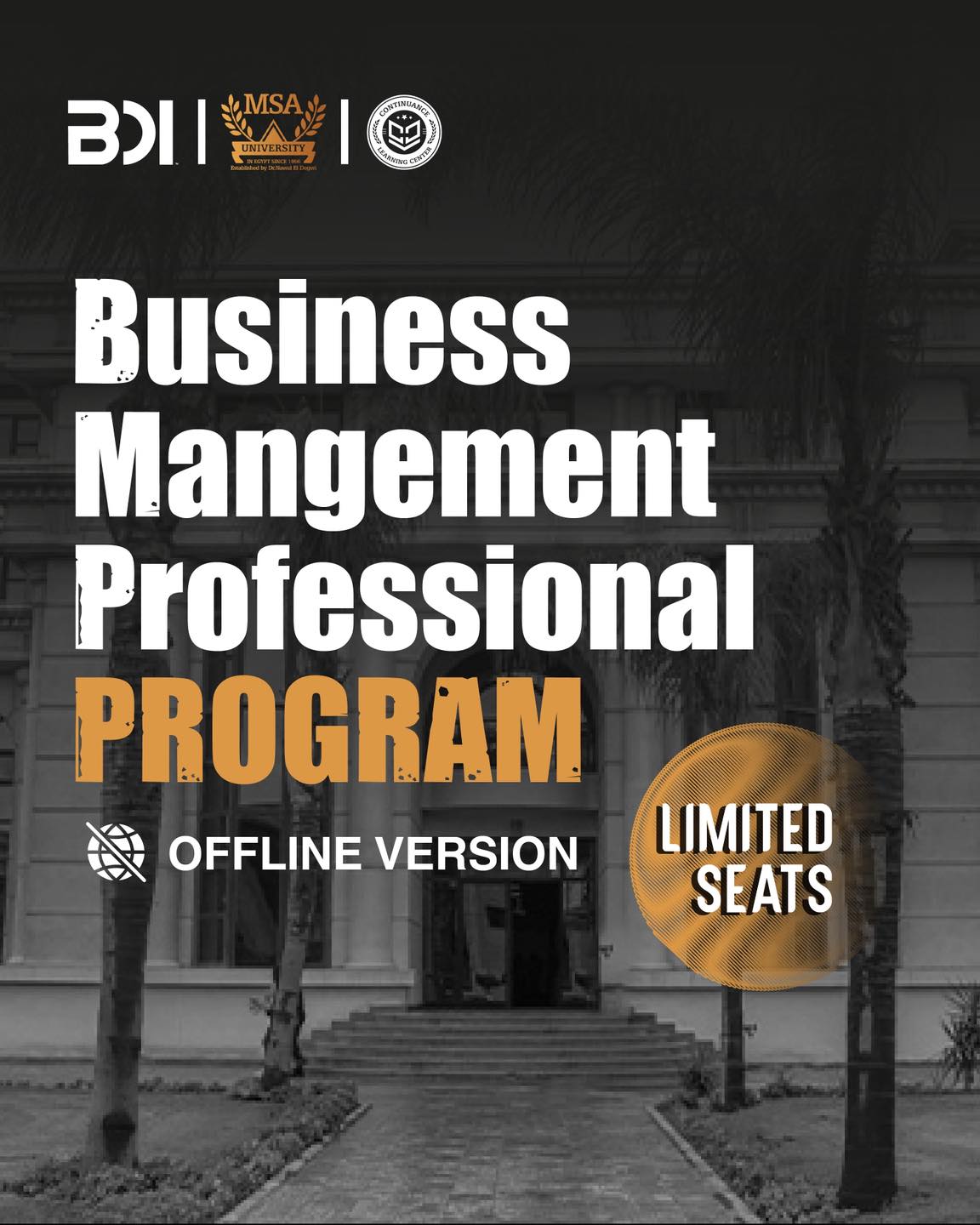 Business Development Institute Facebook ad: Learn How to Start, Build & Manage a…