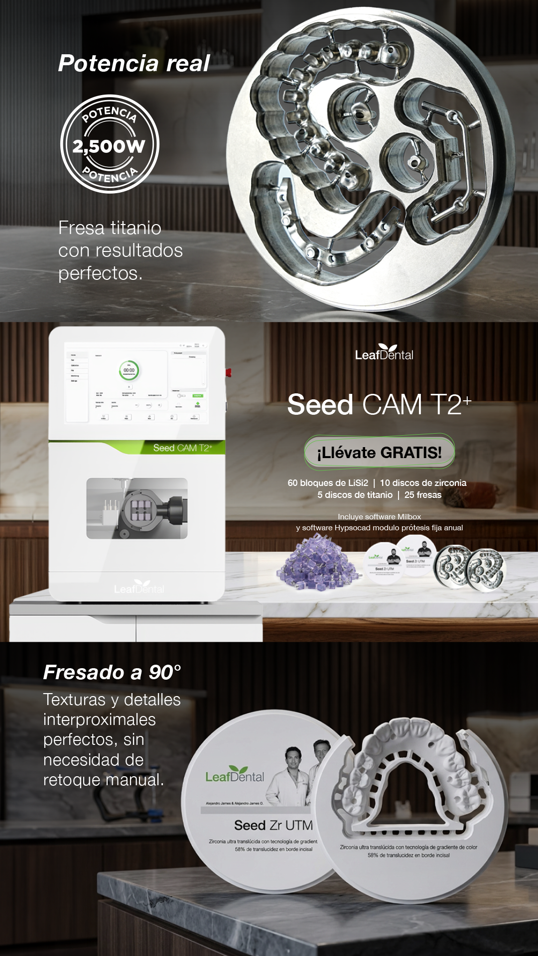 LeafDental Facebook ad: Fresa Titanio