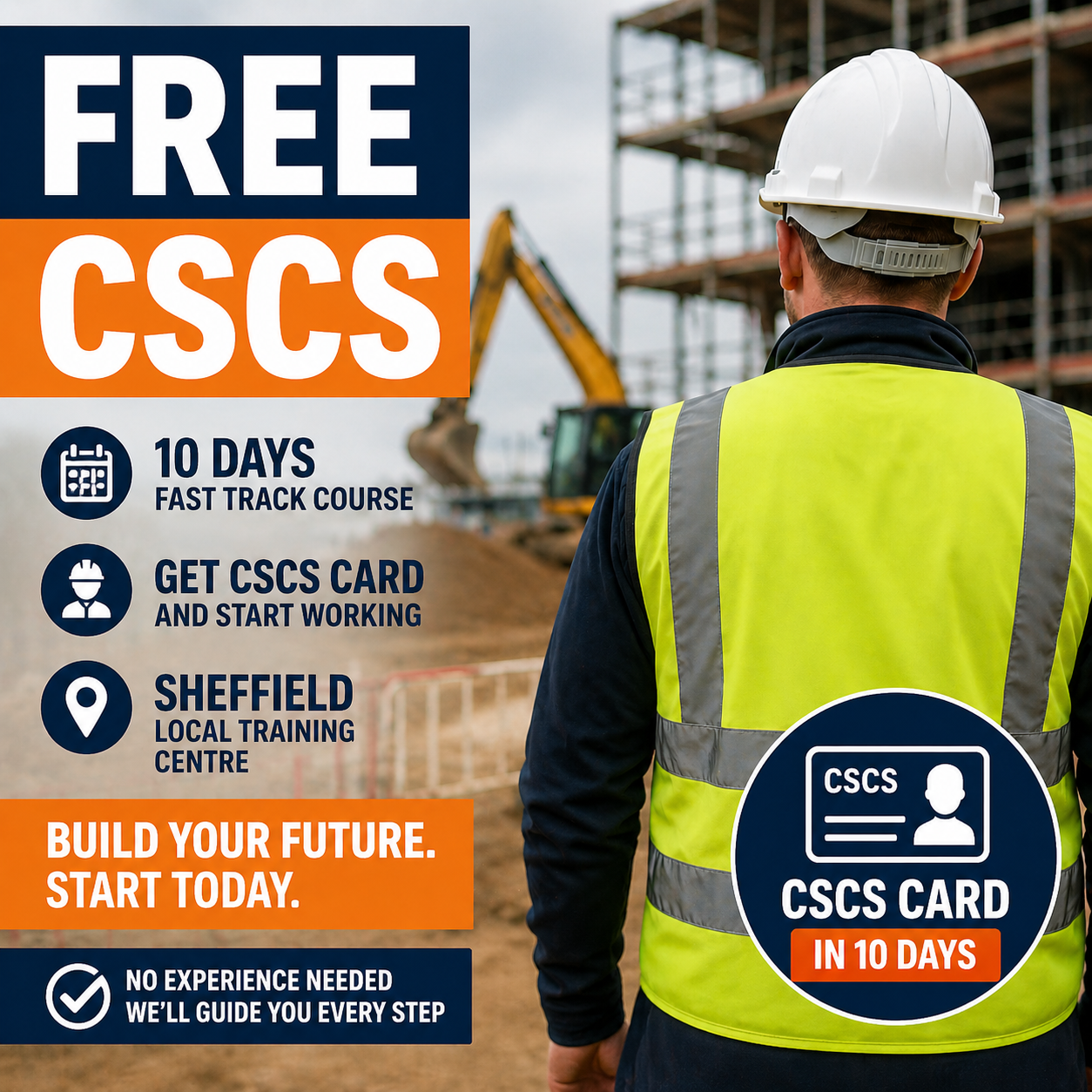 Talented Training Ltd Facebook ad: Free CSCS Course