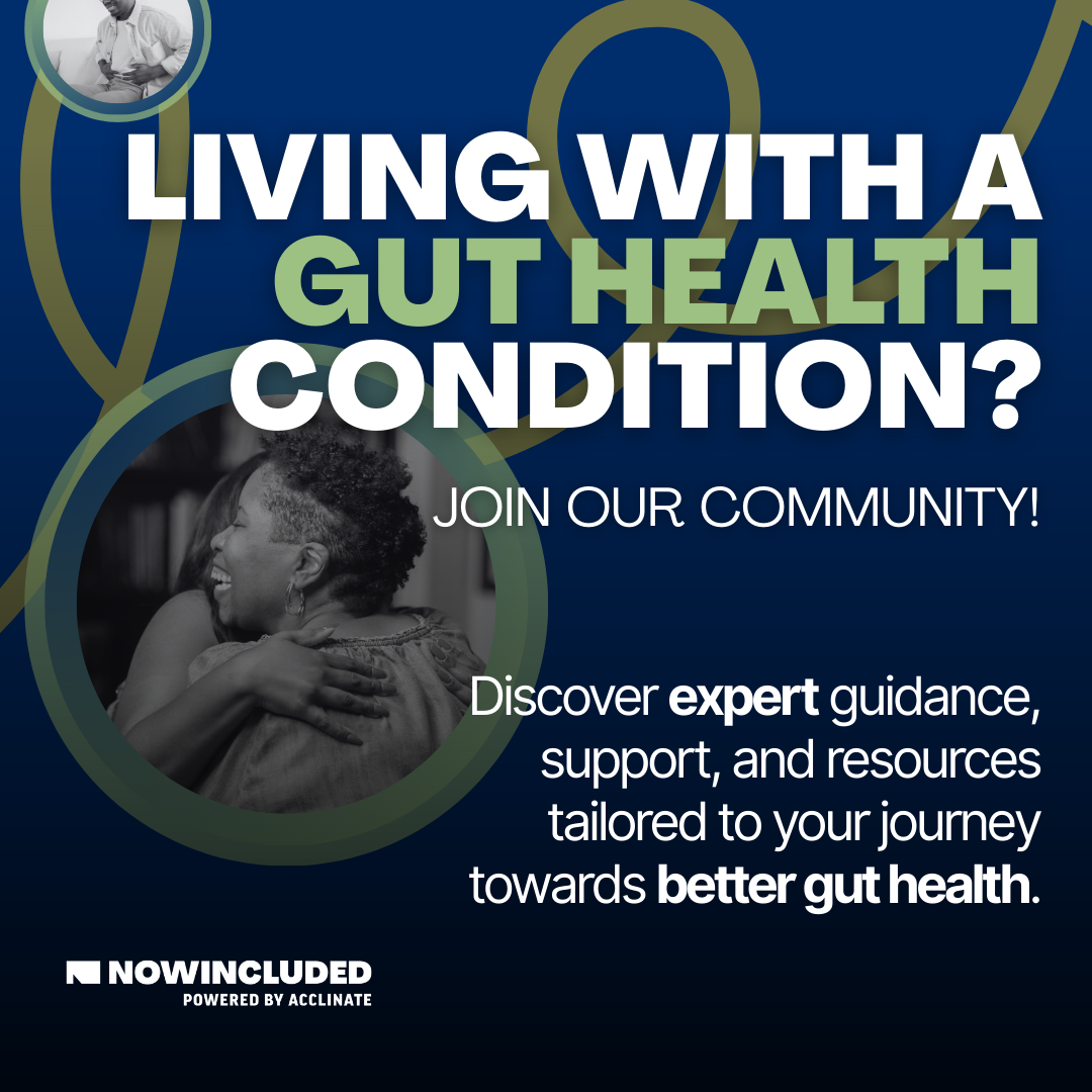 NOWINCLUDED Facebook ad: Living with gut issues?