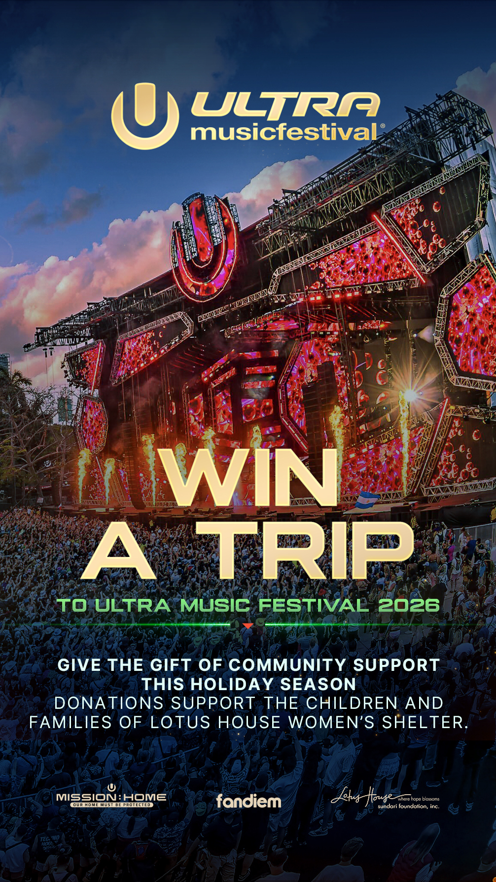 Ultra Music Festival Facebook ad
