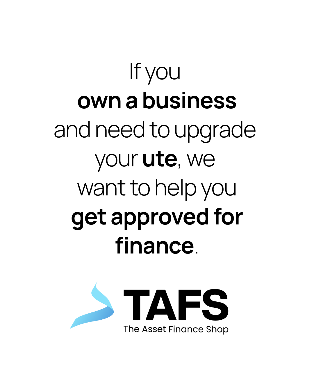 Asset Finance Shop Facebook ad