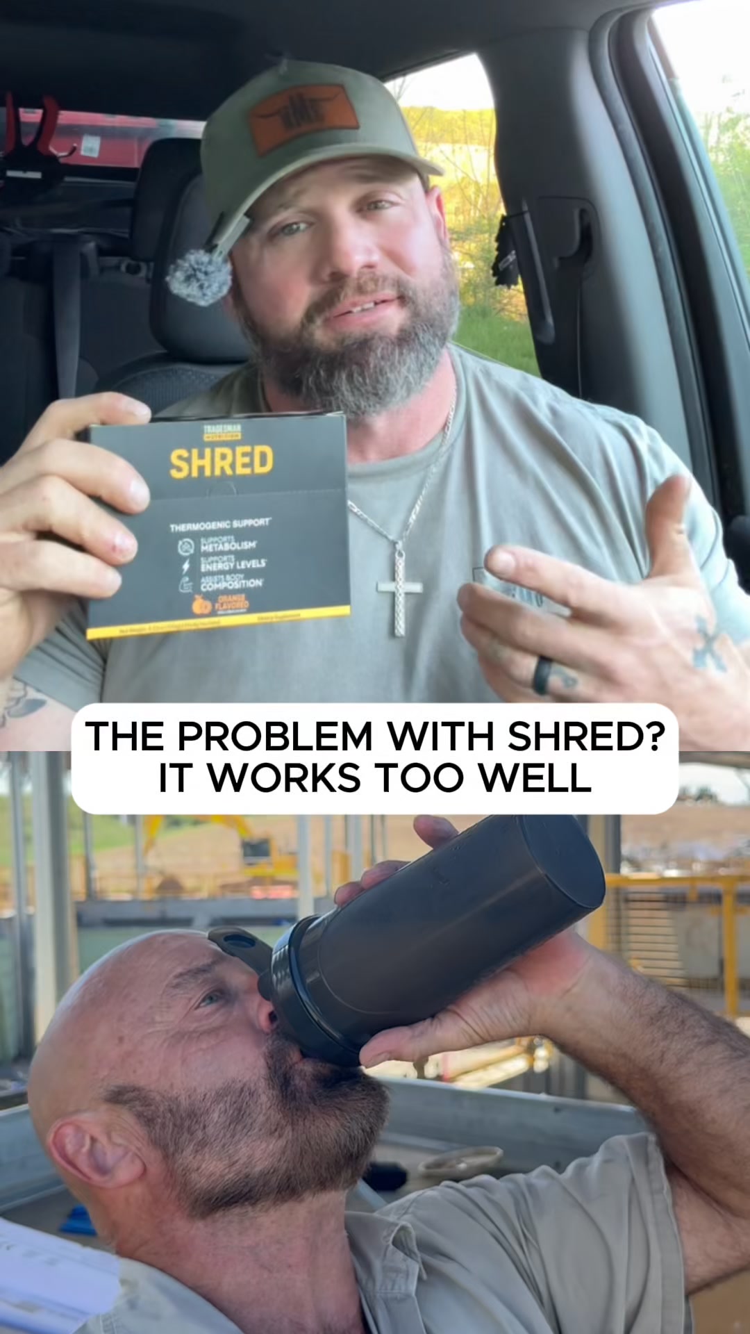 Job Site Approved Facebook ad: Supplements for Blue-Collar Workers