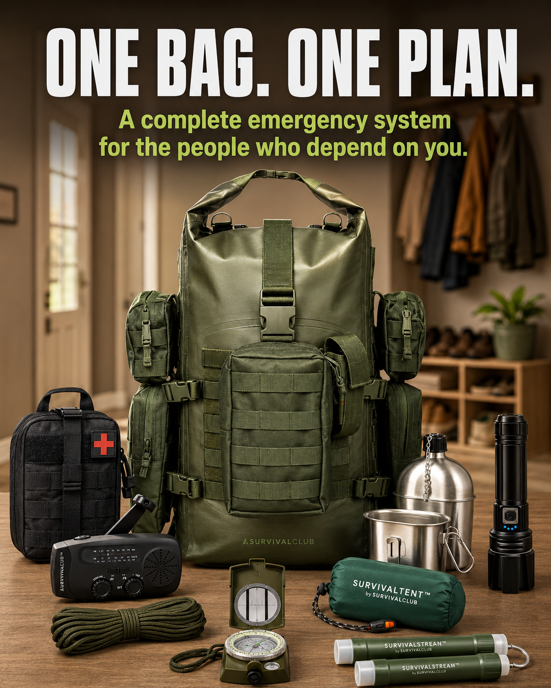 Survival Club Facebook ad