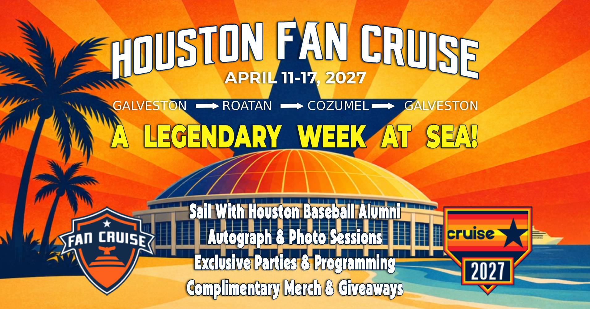 The Fan Cruise Facebook ad