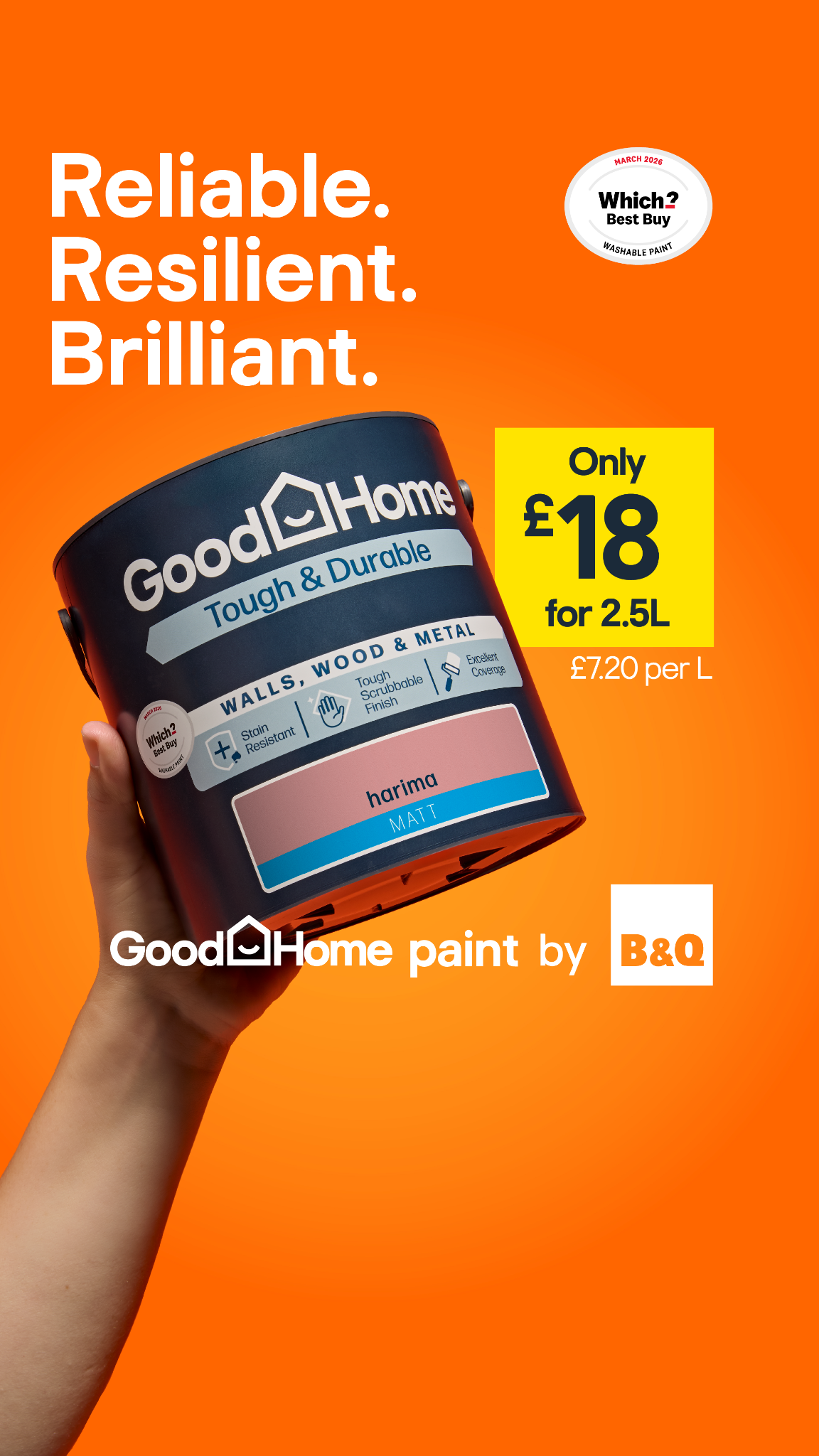 B&Q Facebook ad