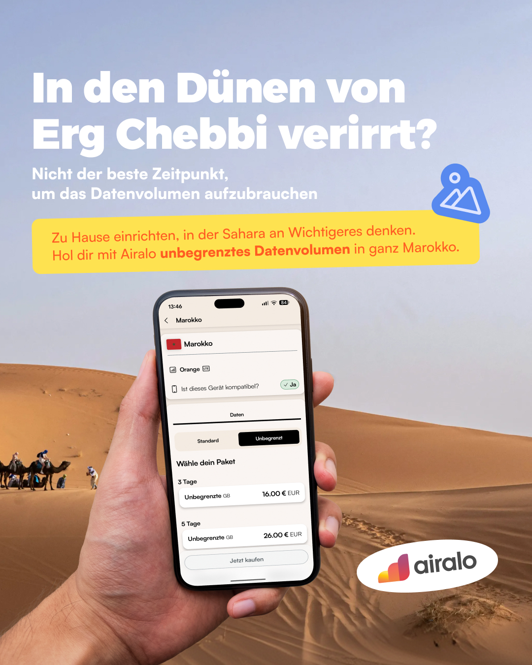 Airalo Global eSIM Store Facebook ad
