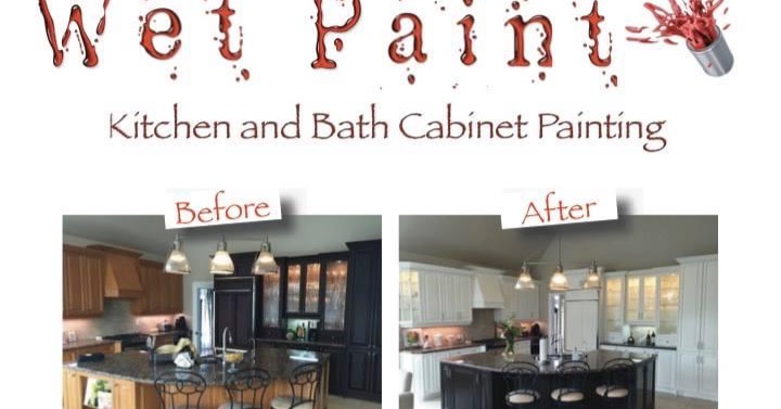 WET PAINT Kitchen & Bath Cabinet Painting Facebook ad