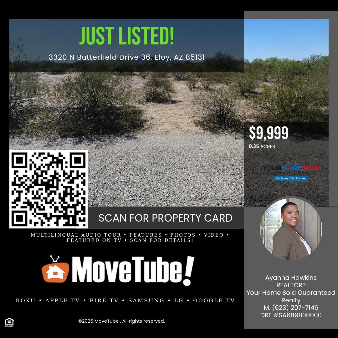 Ayanna Hawkins - AZ Realtor Facebook ad: Lights, camera, SOLD!