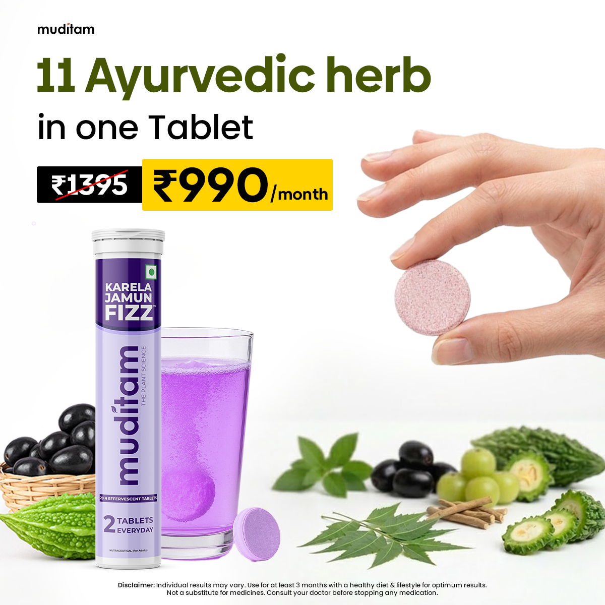 Muditam Ayurveda Facebook ad