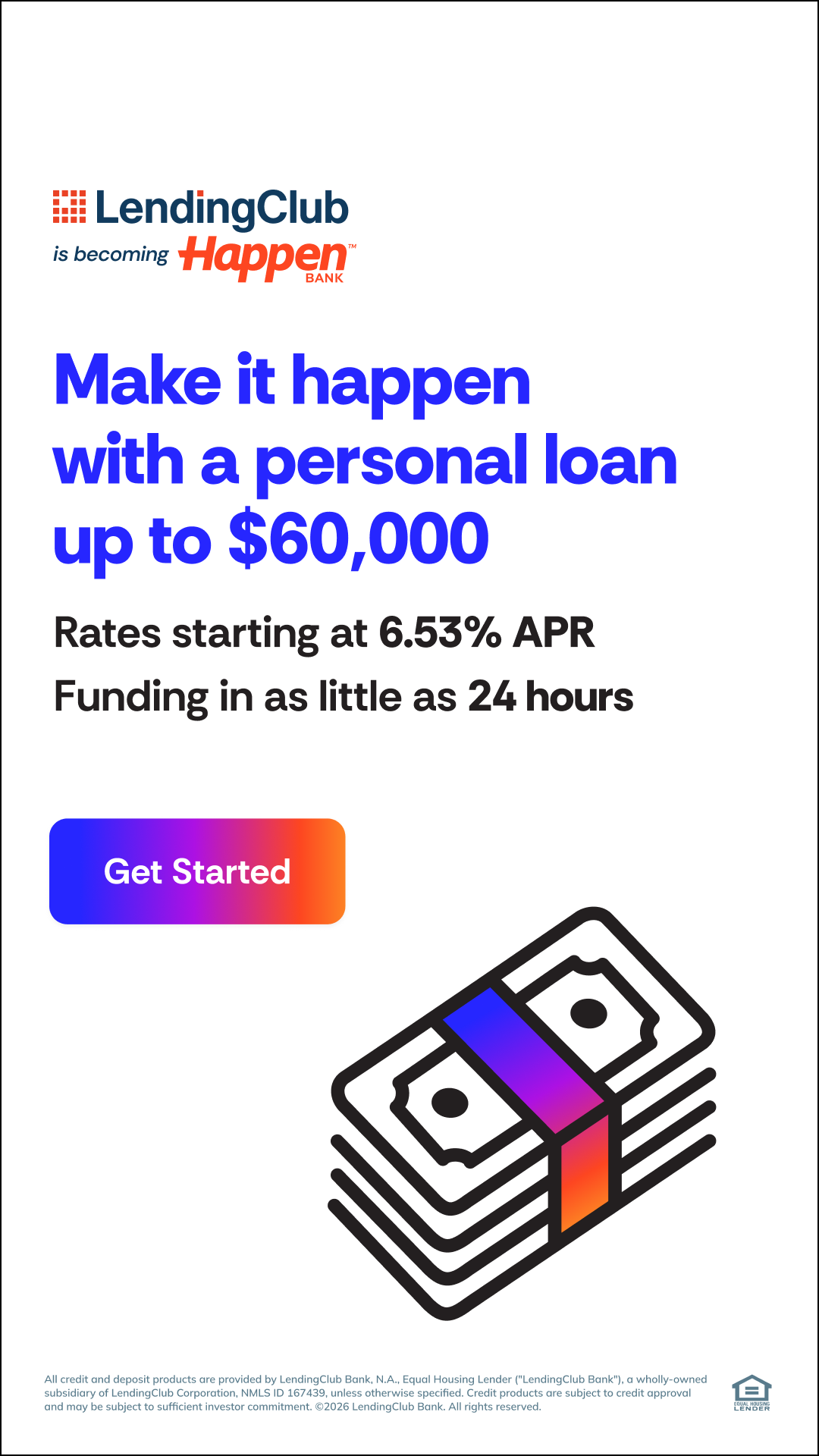 LendingClub Facebook ad