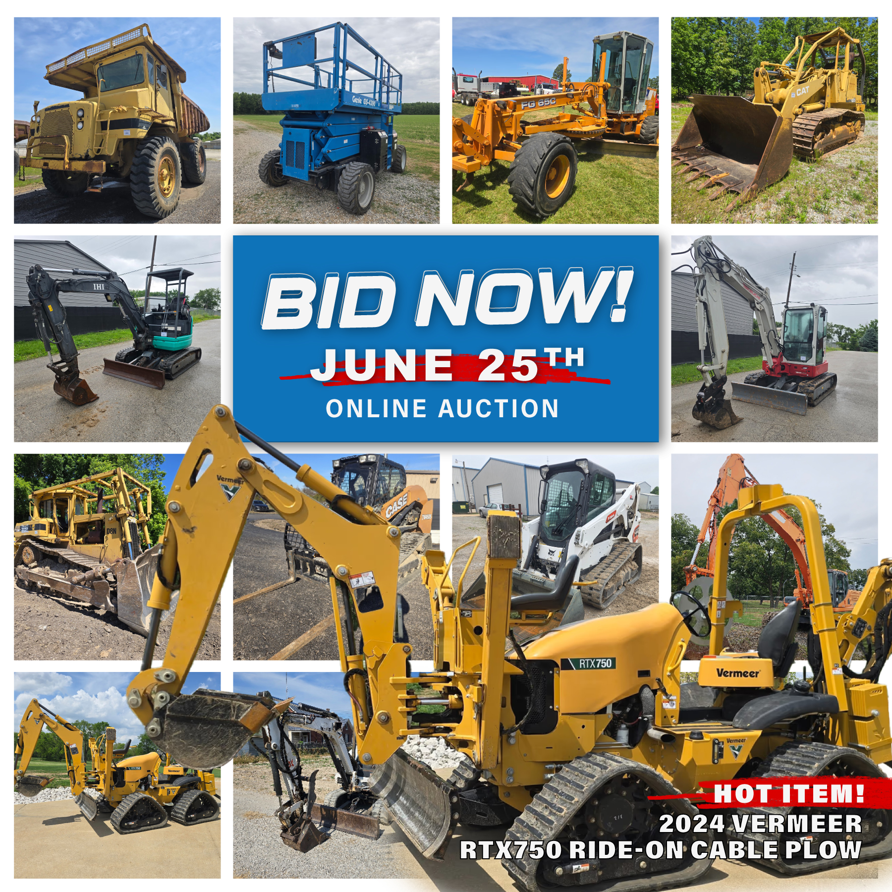 Sexton Auctioneers Facebook ad from Jun 5, 2026