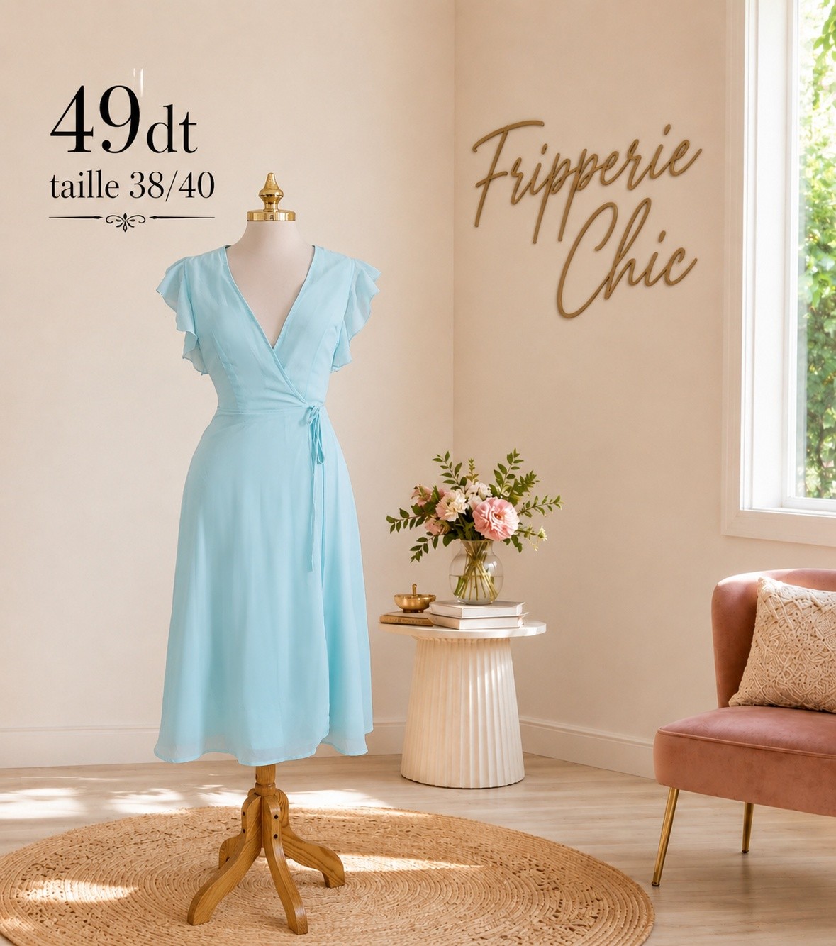Fripperie Chic Facebook ad: S’habiller Chic à Petit Prix?