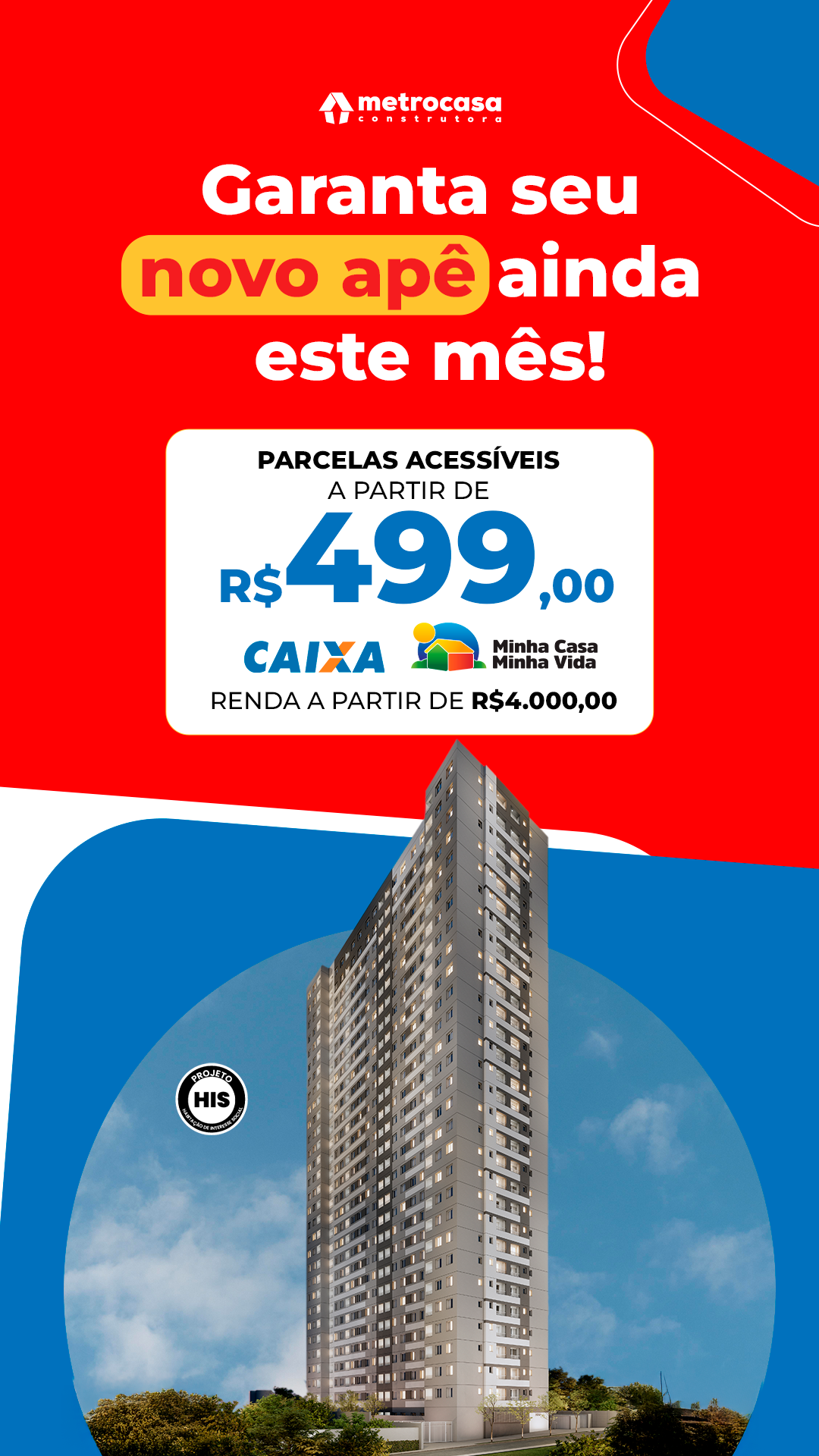 Construtora Metrocasa Facebook ad