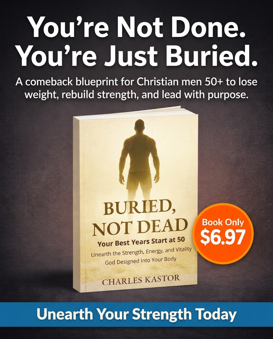 Charles Kastor - Fitness For Men Over 50 Facebook ad: There's No Catch. Just $6.97. Get the Book.