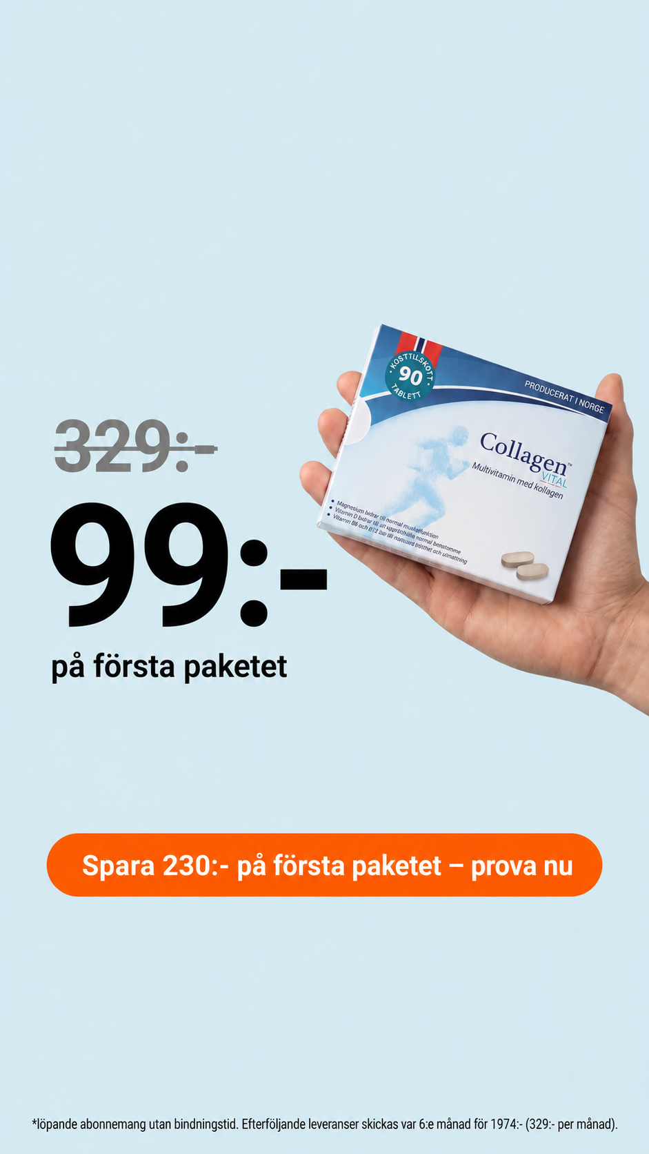Collagen Vital Facebook ad from Aug 3, 2026