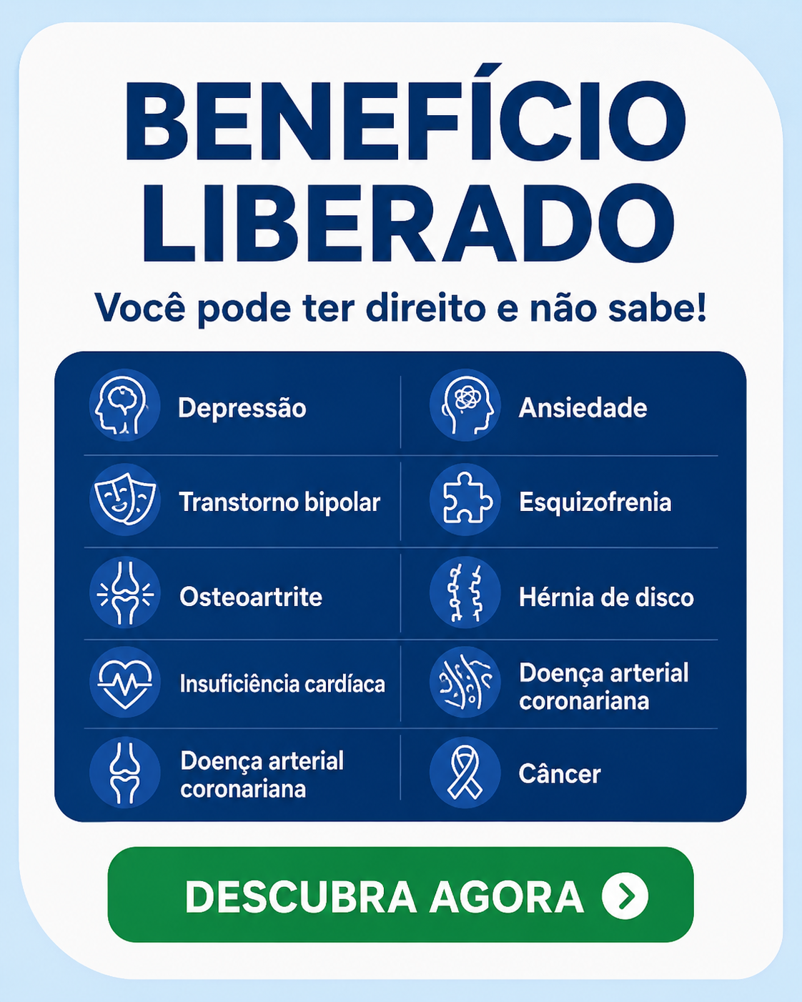 DM advocacia prev Facebook ad: Converse conosco