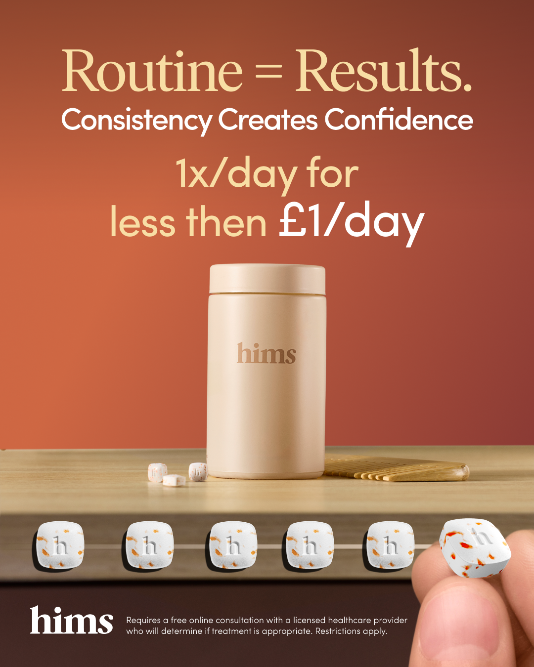 hims Facebook ad