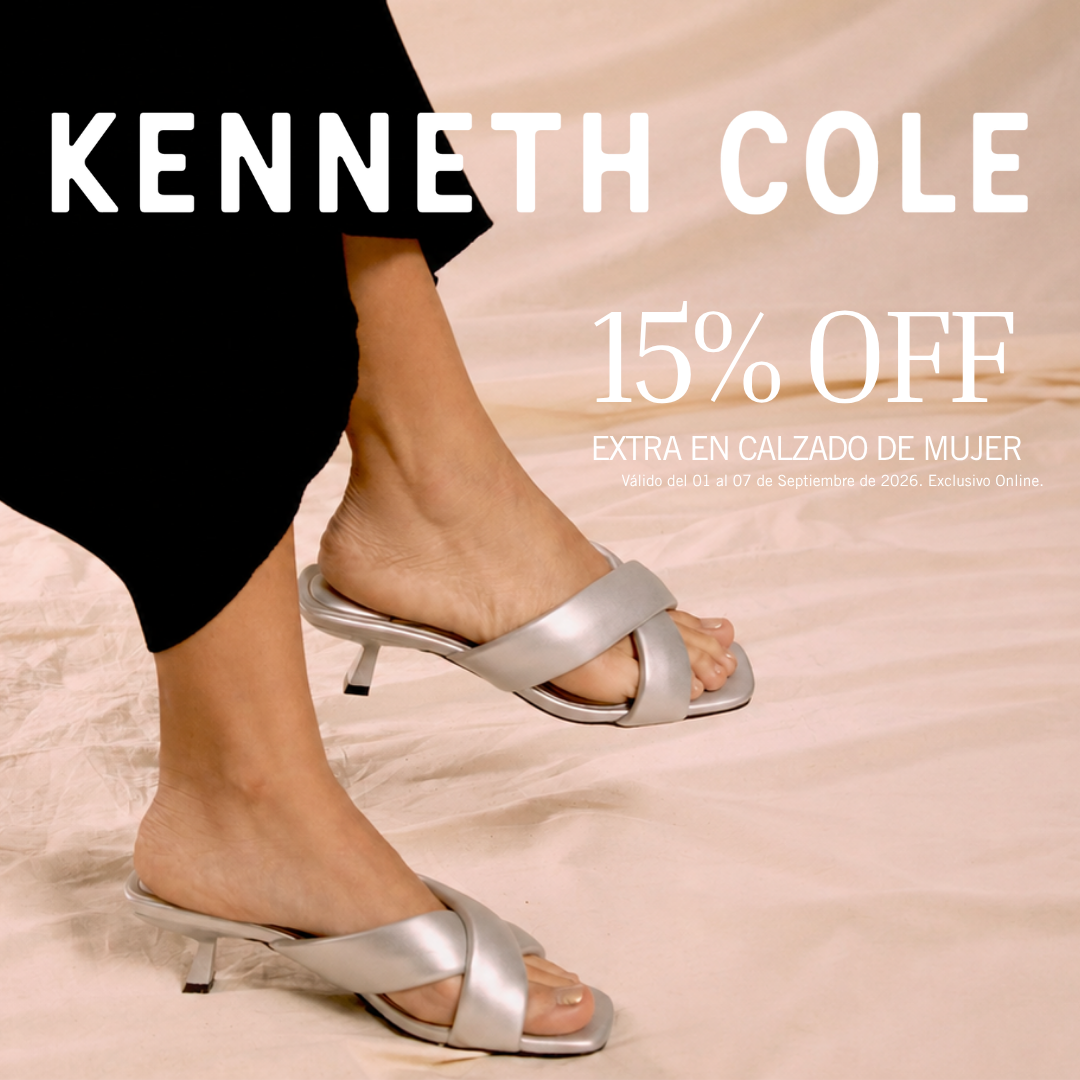 Kenneth Cole Colombia Facebook ad: ¡Compra online!