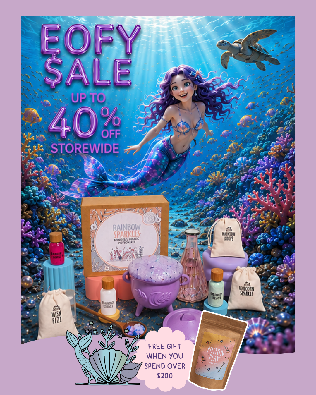 The Little Potion Co Facebook ad