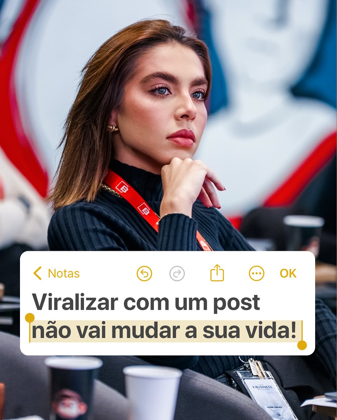 Maria Eduarda Vieira Facebook ad: Um post bom não vai mudar a sua…