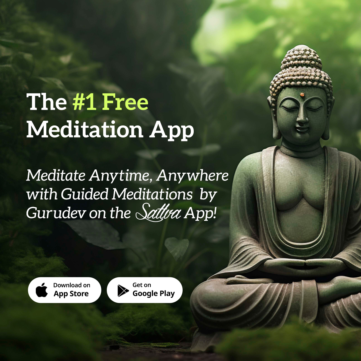 Sattva Meditation App  Facebook ad