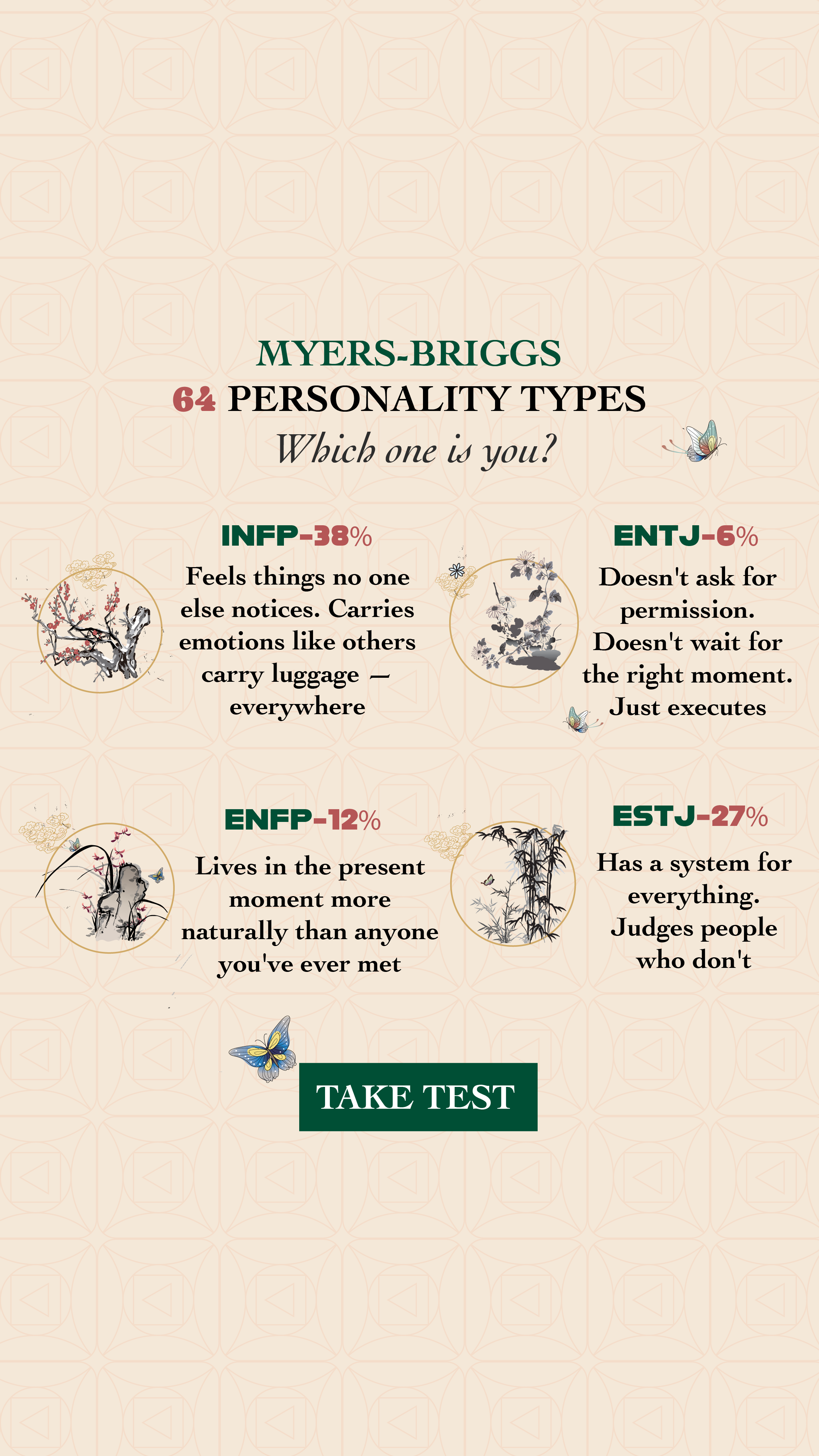 Personality Type Facebook ad