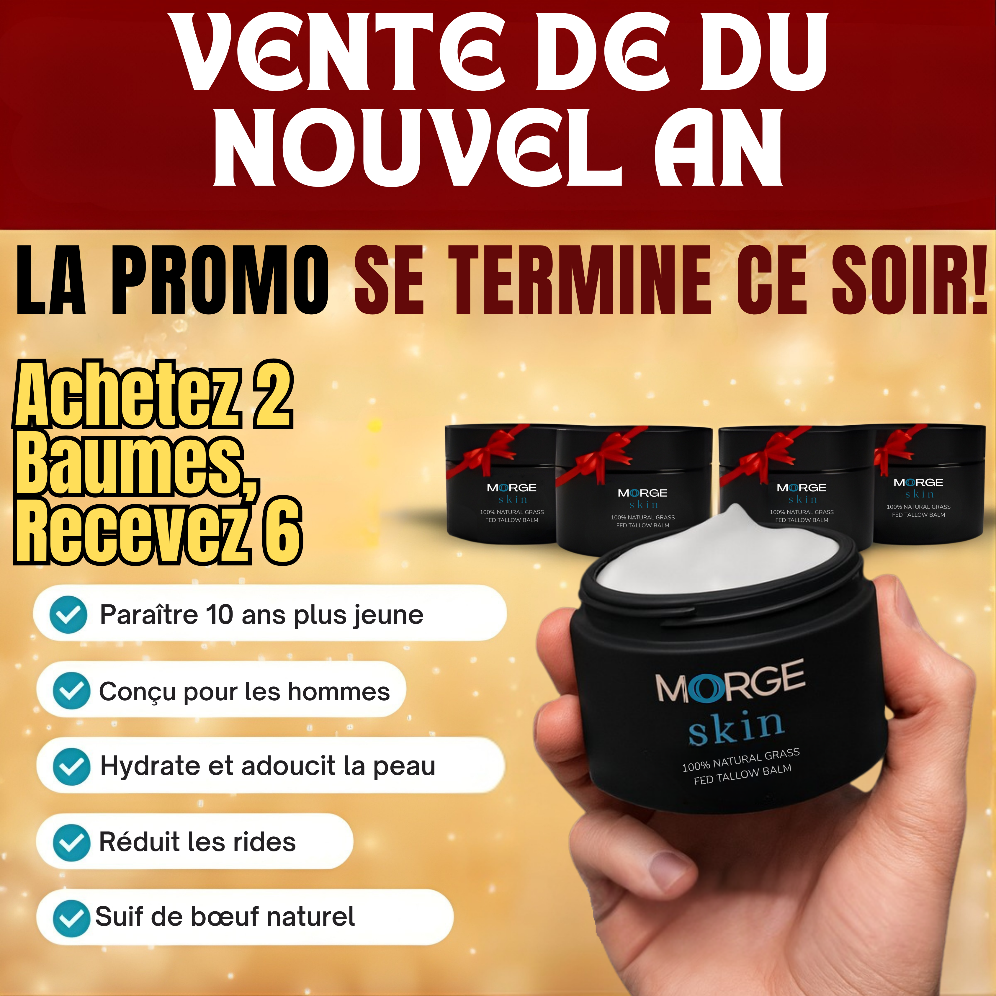 Morge Skin Facebook ad