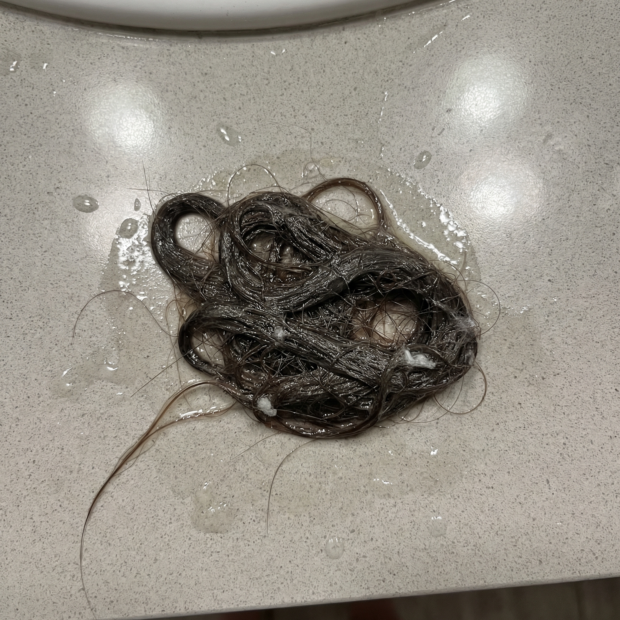 Slimova Facebook ad: Have you noticed more hair on your brush or in the drain…