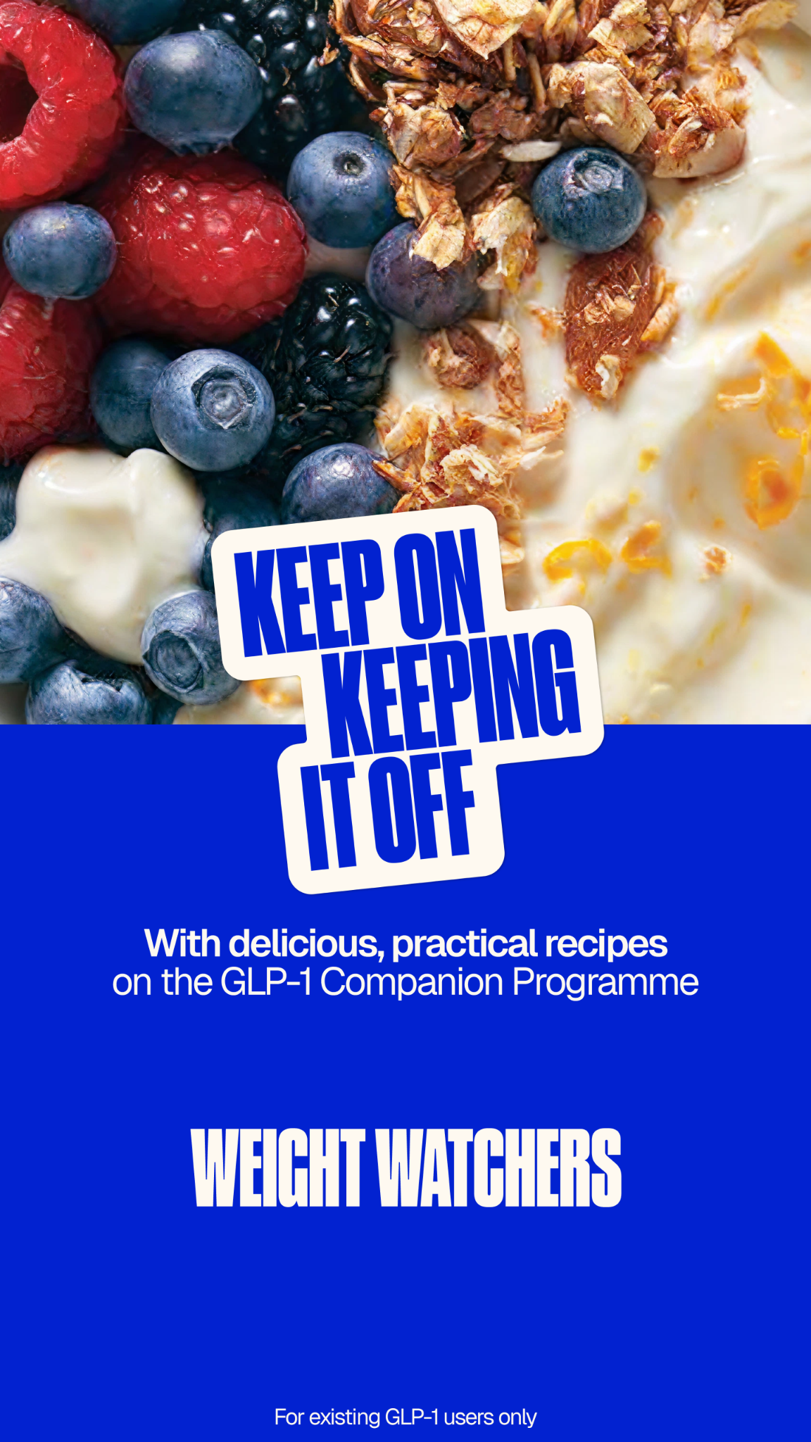 WeightWatchers UK Facebook ad