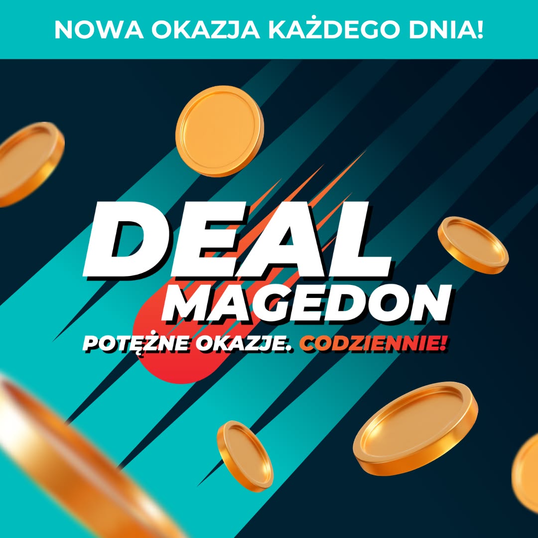 Dealz Polska Facebook ad: Promocyjny DEALMAGEDON Sprawdź mega ofertę Dealz!
