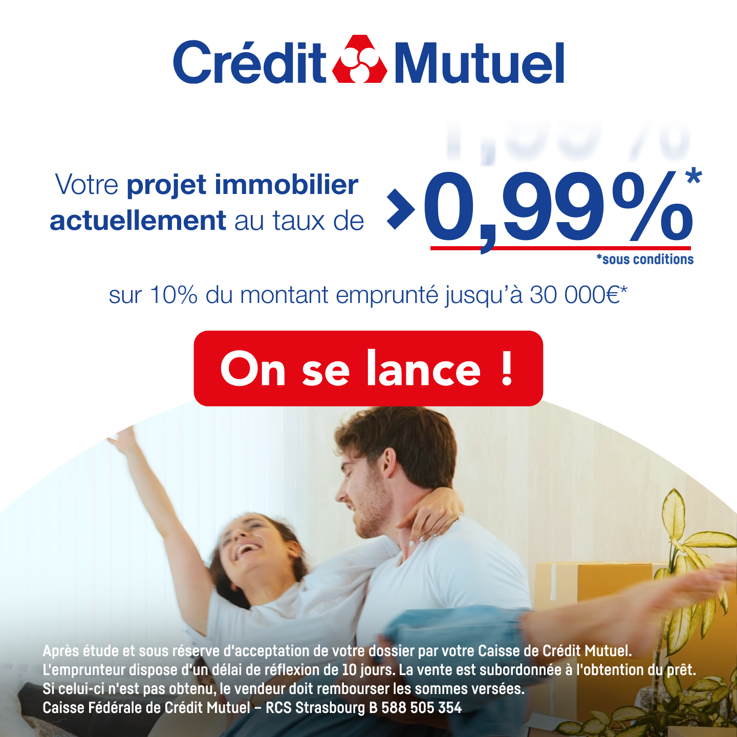 Crédit Mutuel Facebook ad