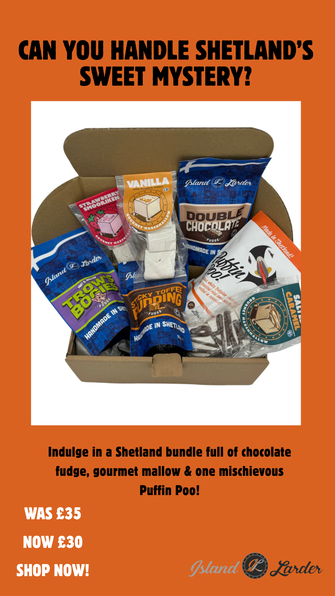Island Larder Ltd Facebook ad from May 18, 2026