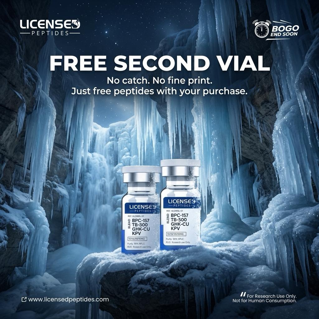 LicensedPeptides Facebook ad