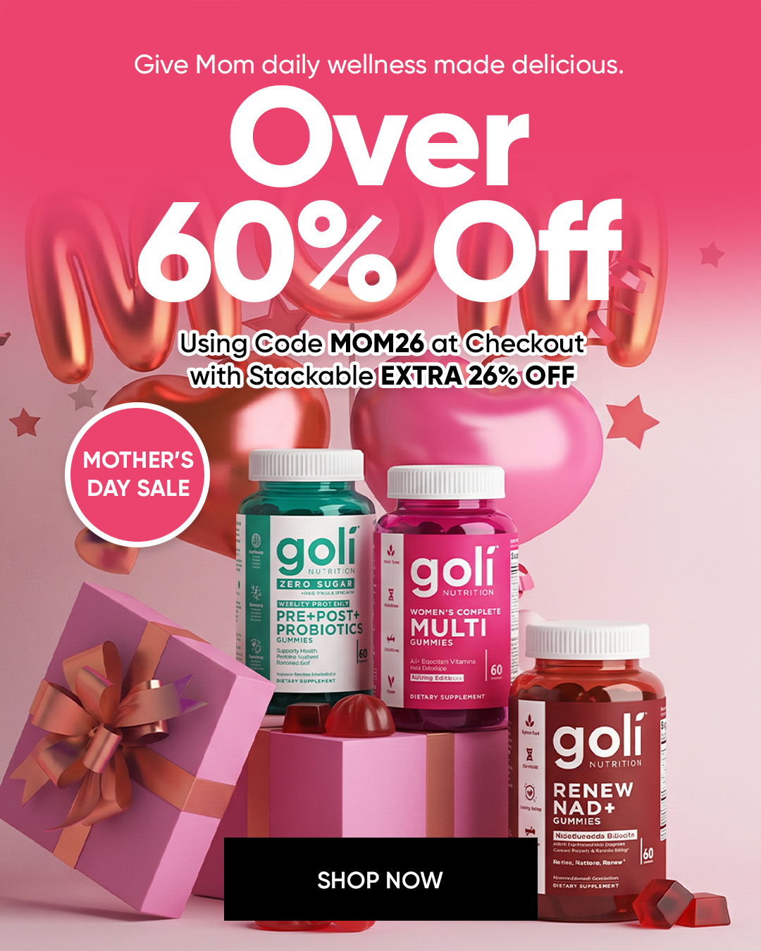 Goli Facebook ad from May 8, 2026