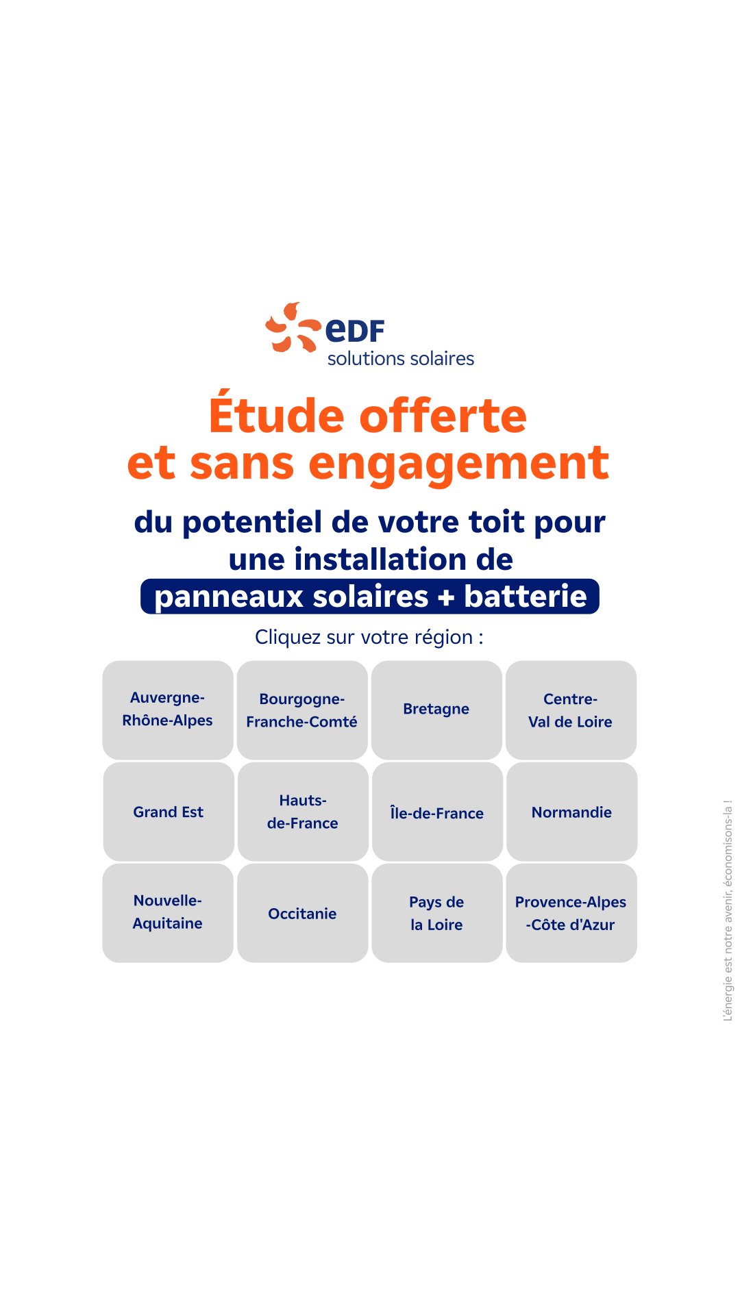 Mes offres EDF solutions solaires Facebook ad