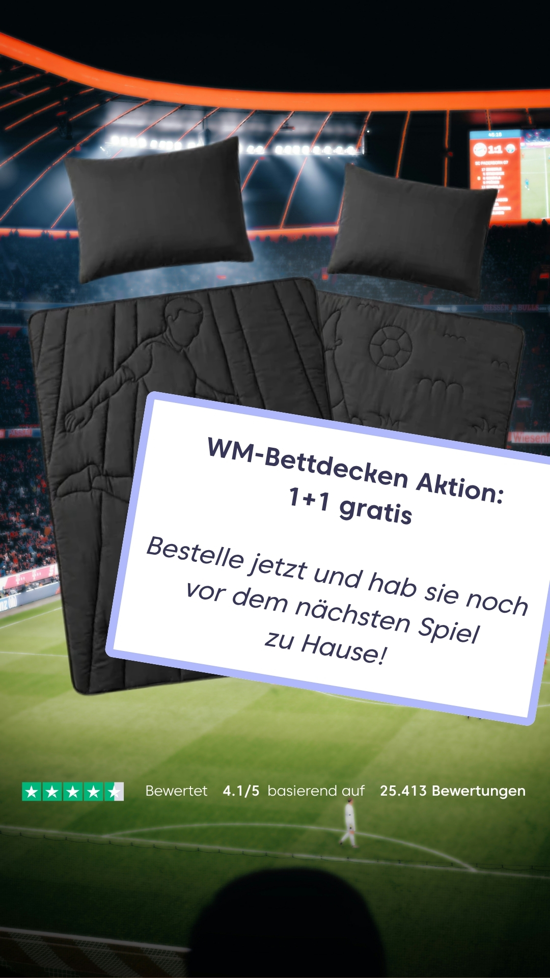 Thehappybed.de Facebook ad