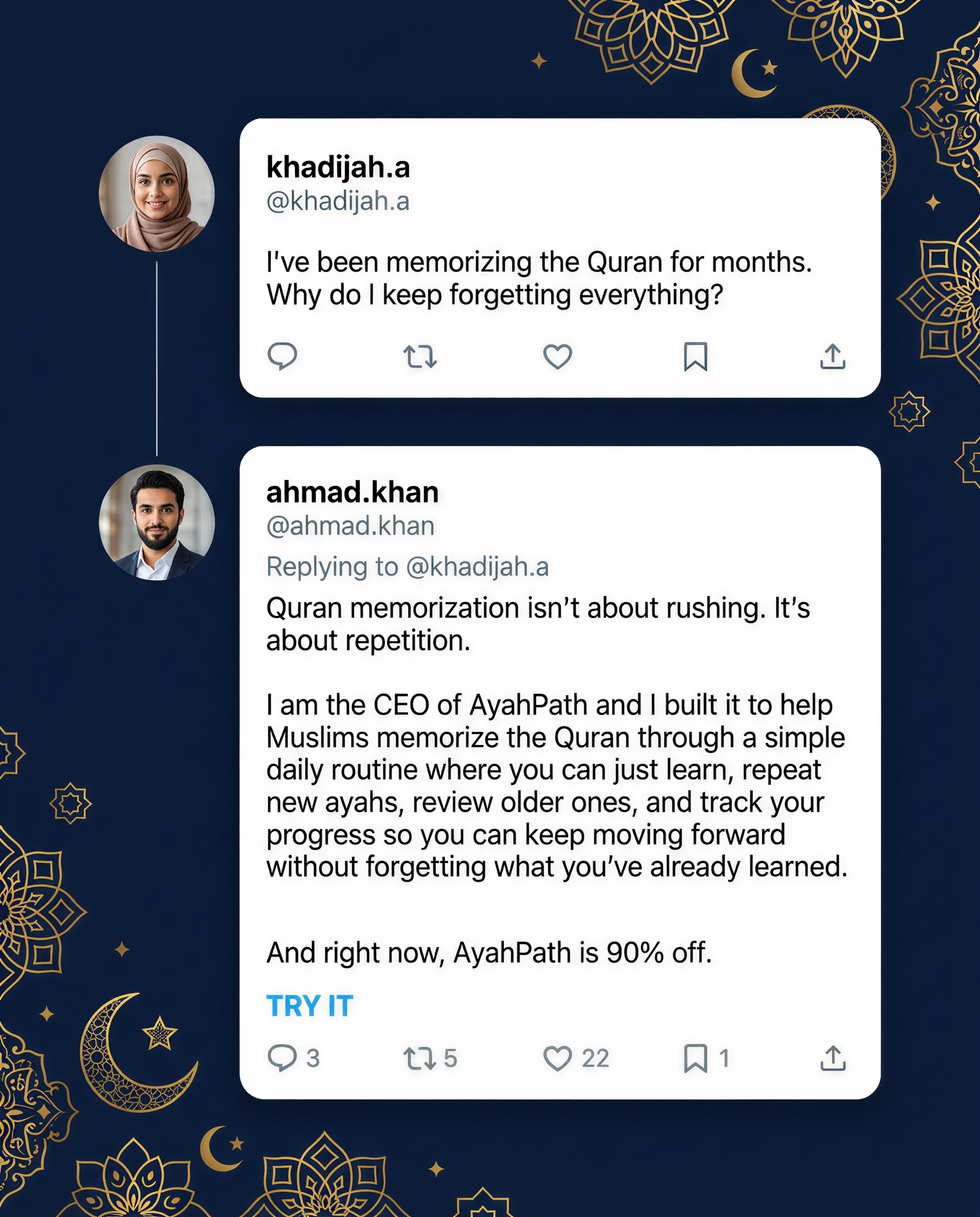 Imam Advice Daily Facebook ad