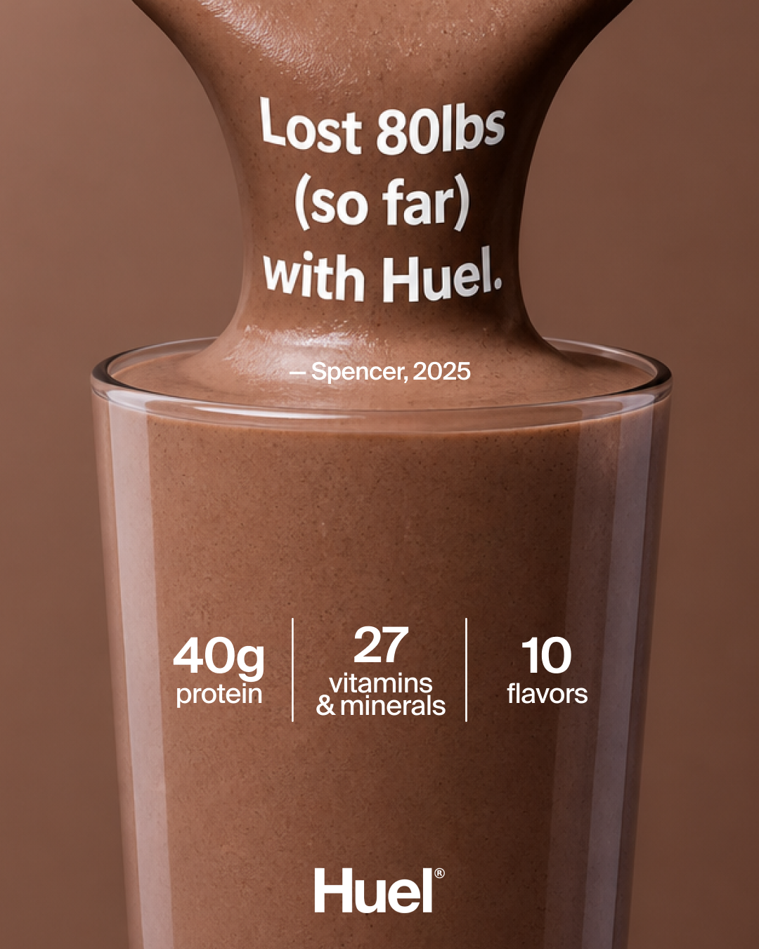 Huel Facebook ad