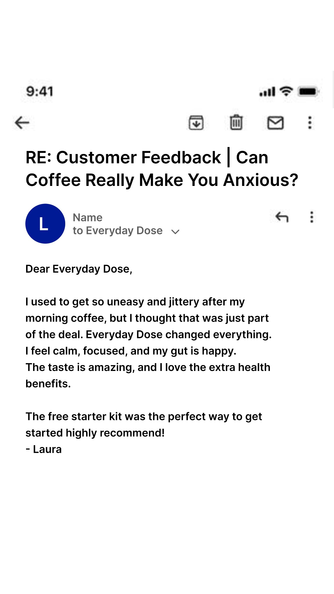 Everyday Dose Facebook ad