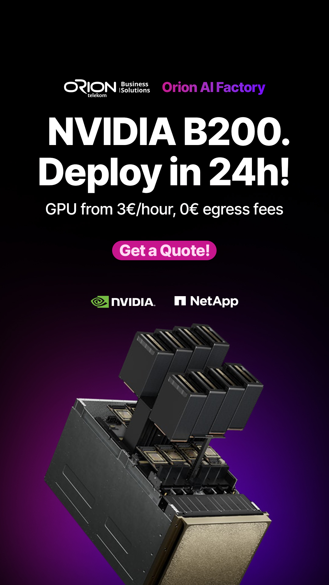 Orion Telekom Facebook ad
